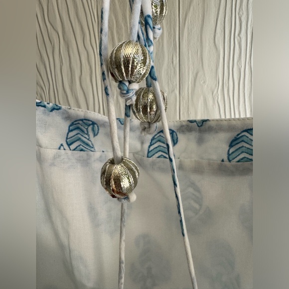 New OLIPHANT TIE STRAP MIDI- TERRA BLUE Tuckernuck - Picture 5 of 5